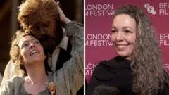 Watch: 'This has never happened before!' Olivia Colman on viral Wicker memes