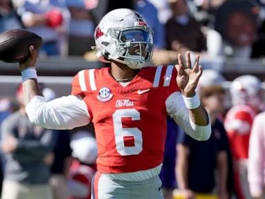Chambliss accounts for 4 touchdowns as No. 9 Mississippi beats No. 13 Missouri 31-3