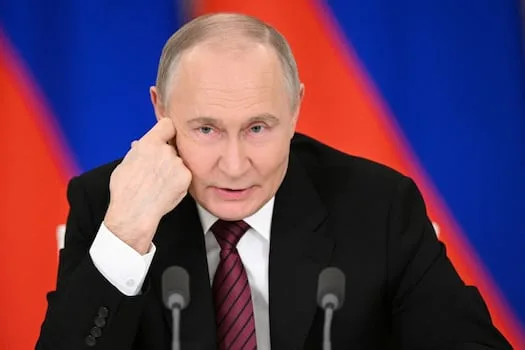 Putin says Russia is winning on battlefield and will not negotiate with ‘terrorists’