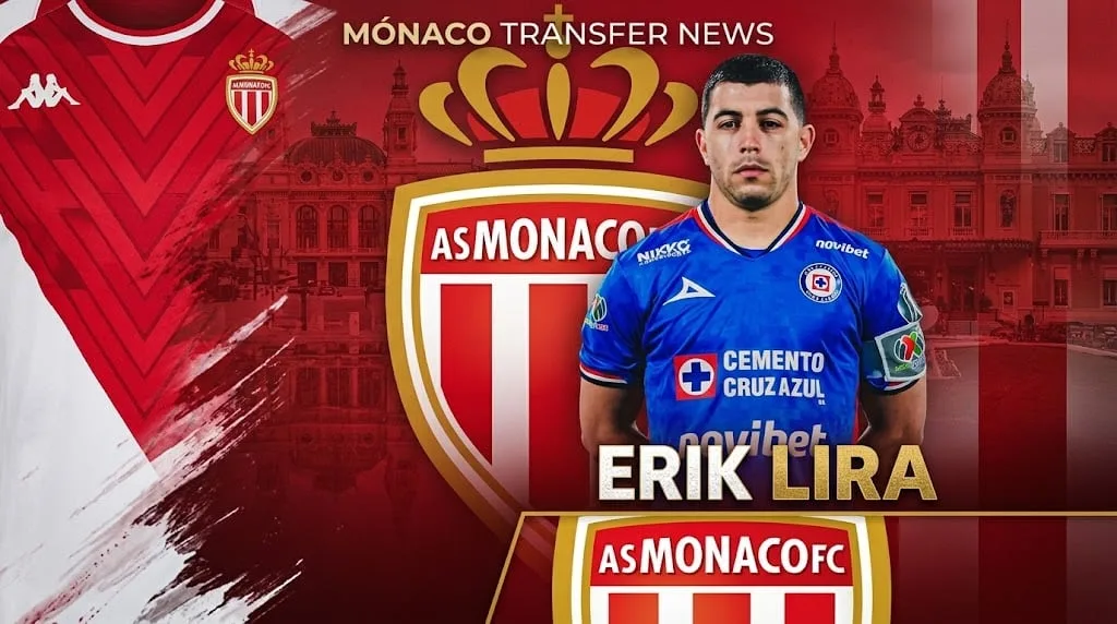 Erik Lira se va de Cruz Azul: reportan que Mónaco ya tendría acuerdo por el futbolista mexicano