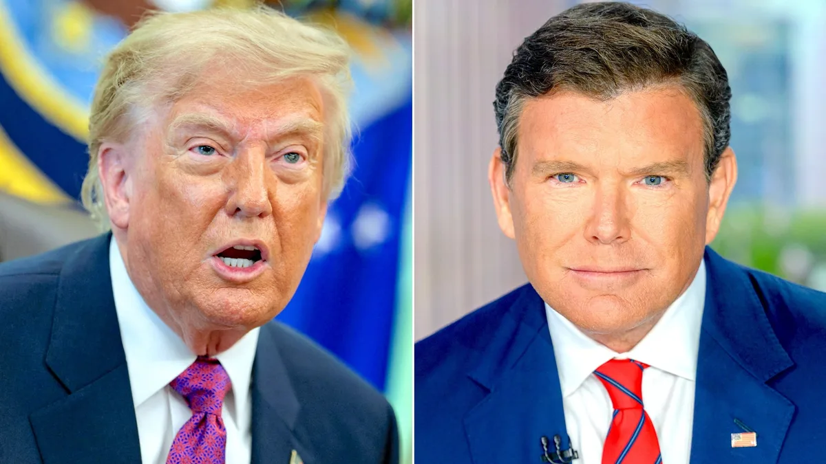 Fox News’ Bret Baier Corrects Trump's Truth Social Post On-Air