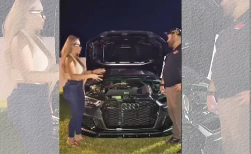 Alcalde del PT de Ixtapa, Chiapas, presume un auto Audi RS3; su valor asciende a un millón 600 mil pesos