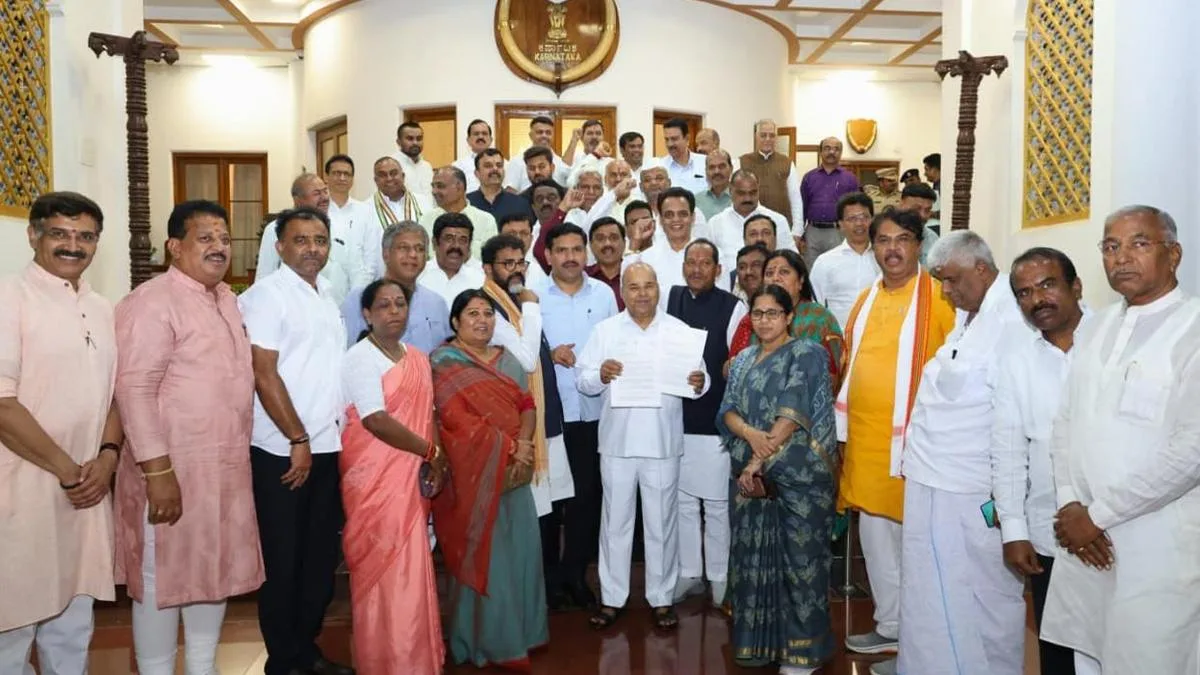 Karnataka’s Monsoon Session ends abruptly as Opposition steps up attack demanding Minister Nagendra’s resignation