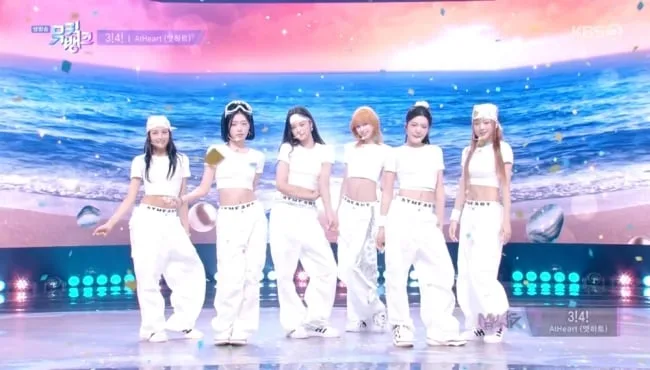 앳하트, Y2K 감성 완벽 소환했다('뮤직뱅크')