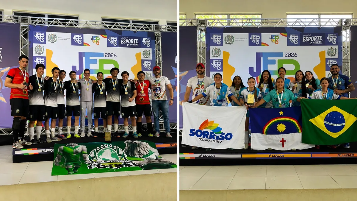 Escolas de Petrolina conquistam títulos no futsal dos Jogos Escolares de Pernambuco