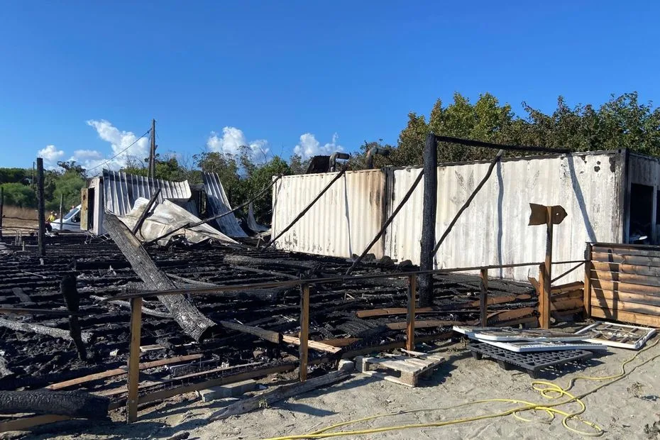 Une paillote détruite par un incendie à Sorbo-Ocagnano, deux personnes blessées