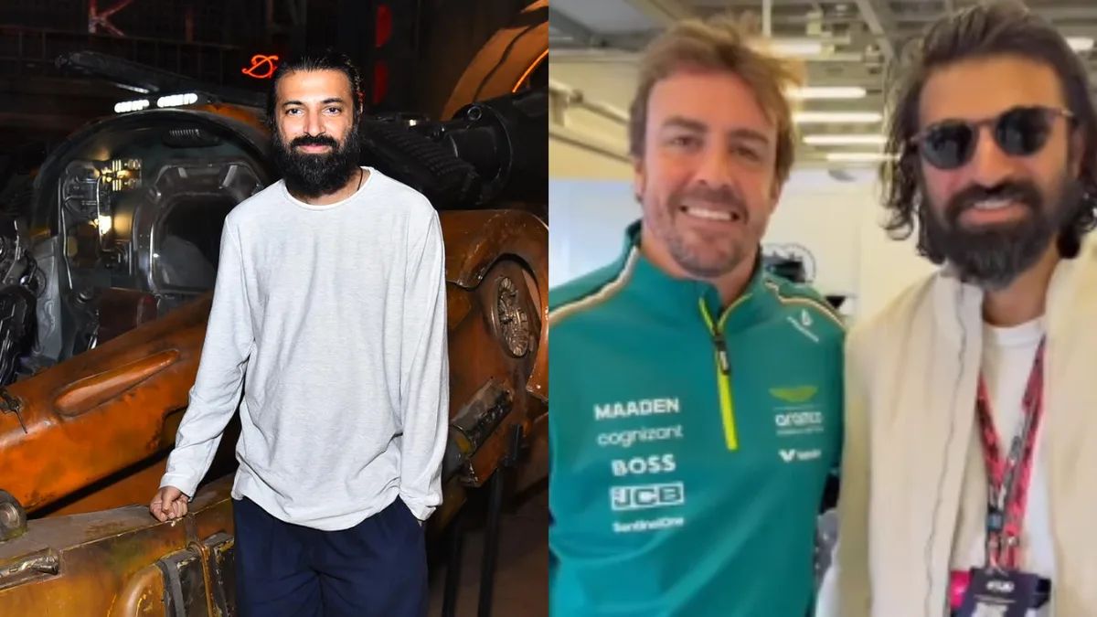 Nag Ashwin meets F1 star Fernando Alonso; shows him 20-year-old newspaper cutting