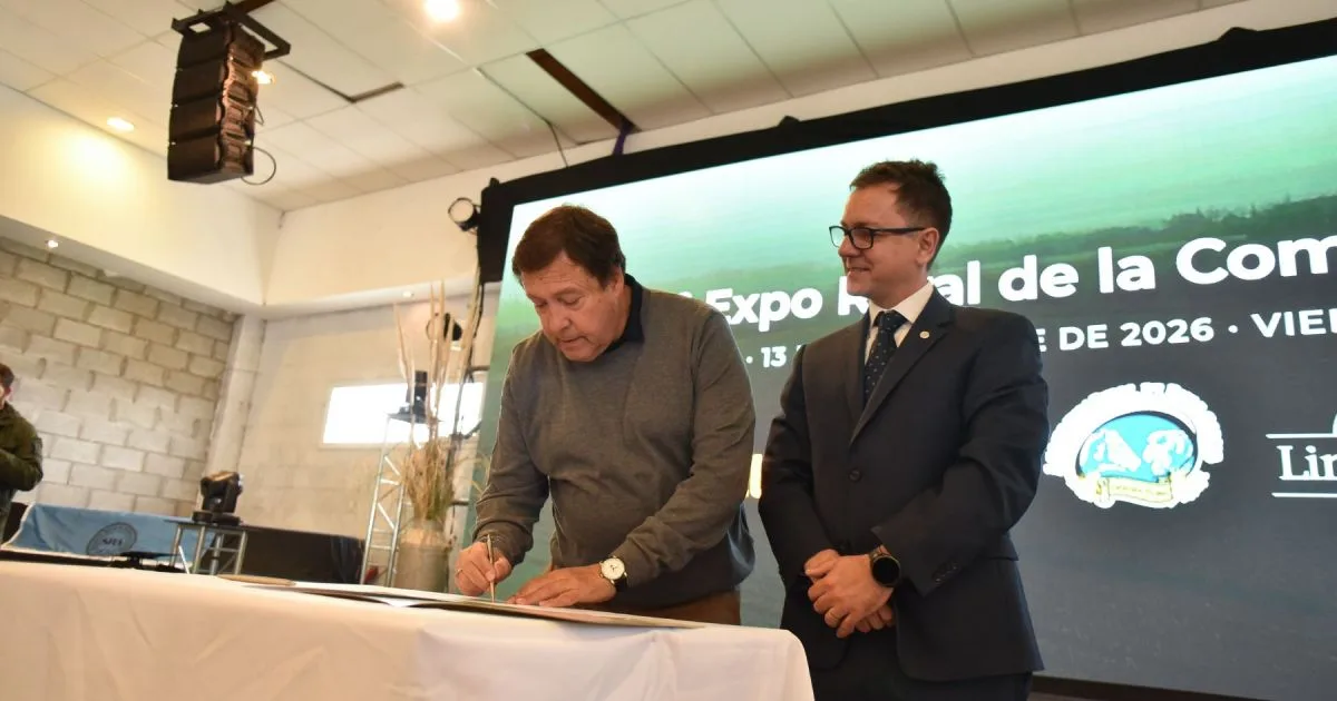Expo Rural Viedma l Río Negro presentó nuevas líneas de financiamiento para maquinaria y tecnificación del riego