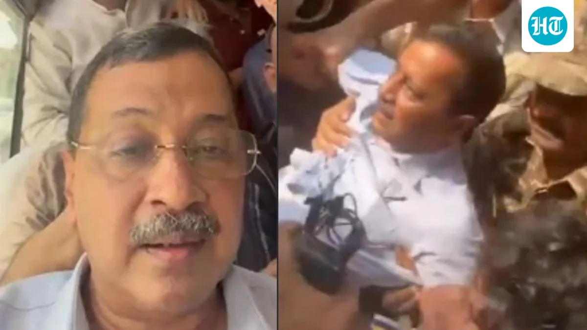 Arvind Kejriwal, other AAP leaders detained minutes after ‘Dilli Chalo’ message | Video