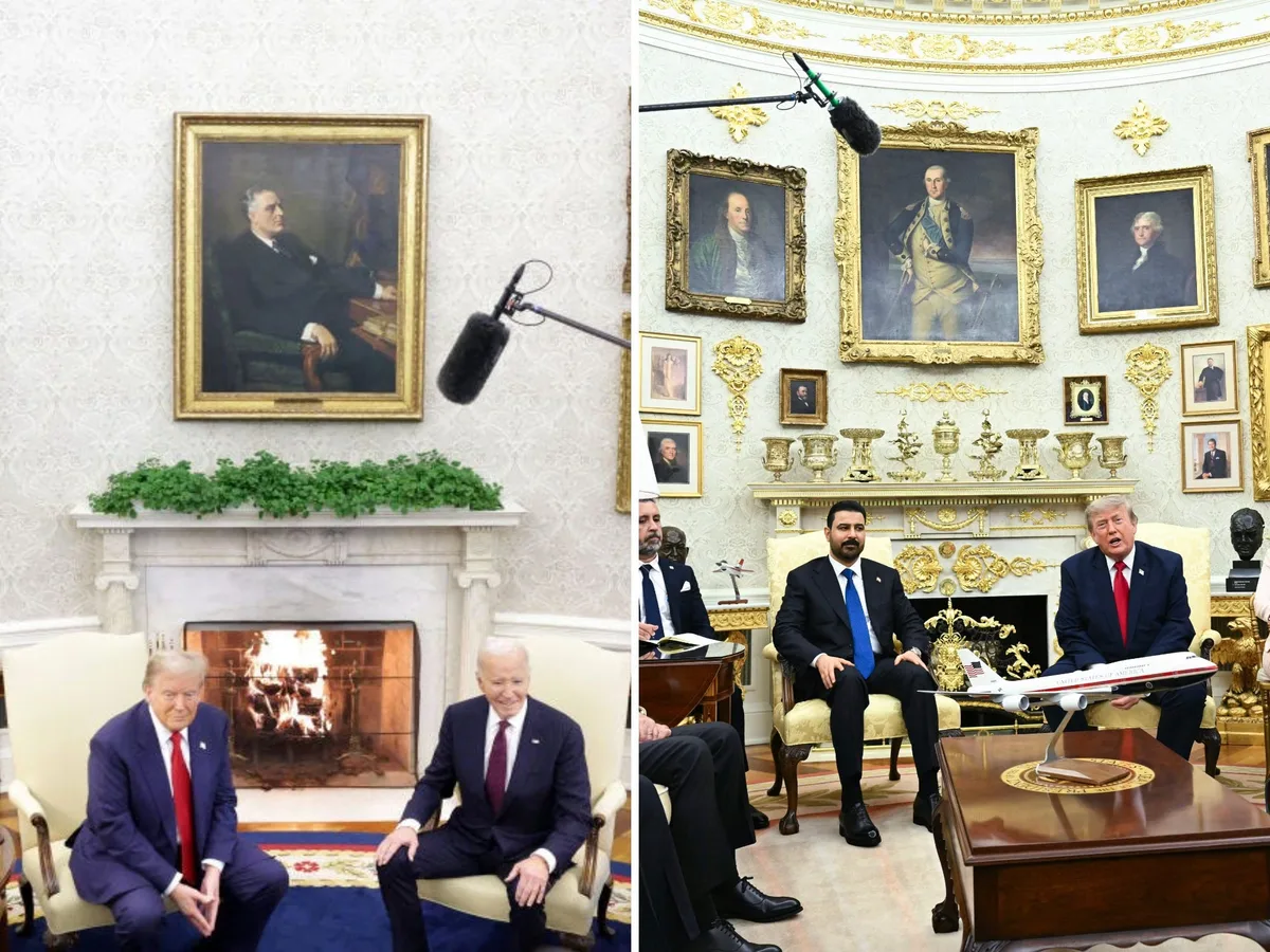 Before-and-after photos show the decor changes Trump has made to the White House, so far