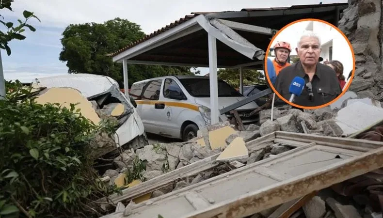 El presidente Mulino descarta la paralización del país tras el sismo de magnitud 7,5: “El país no se va a parar”