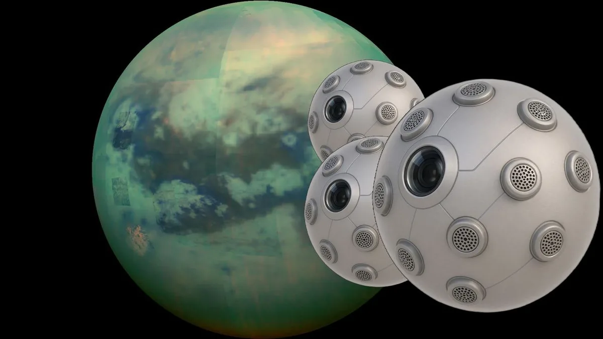 NASA funds spherical 'Aerobots' that could explore the caves of Saturn's moon Titan