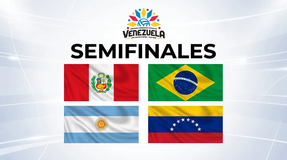 Programación de las semifinales del Sudamericano Sub 19 de Vóley 2026: partidos, horarios y canal TV online