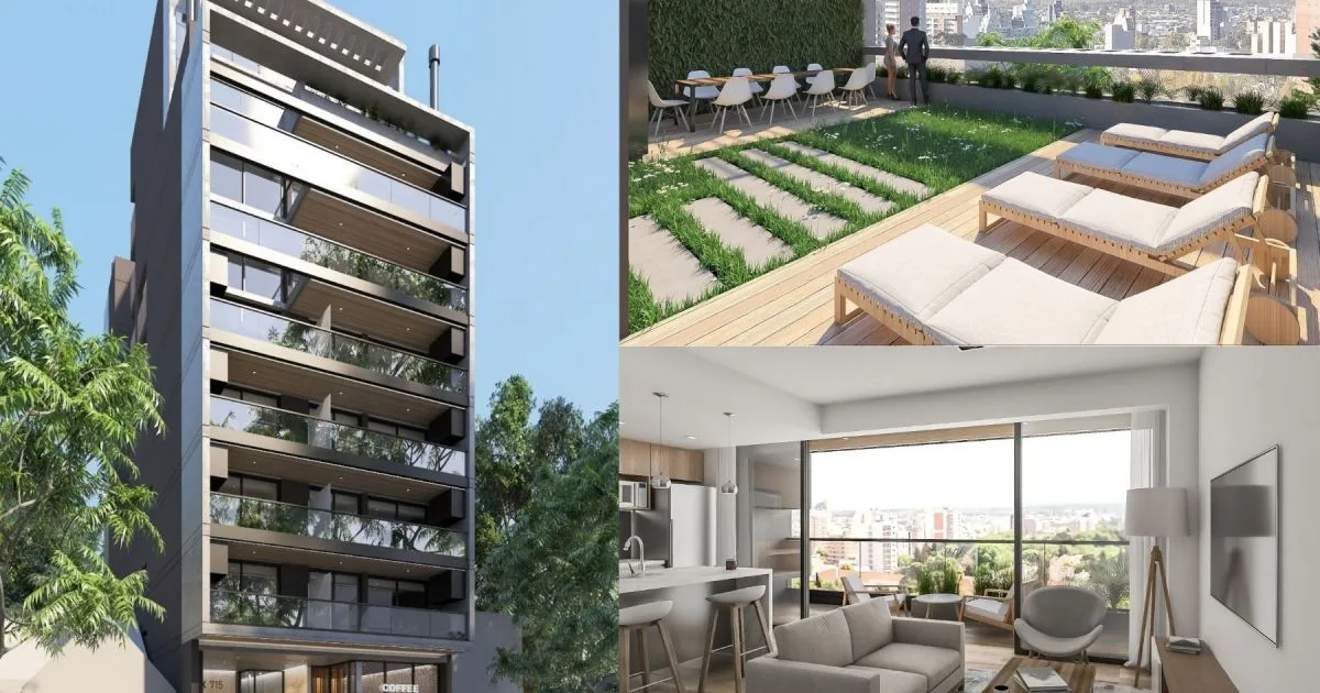 Una torre de 10 pisos avanza en pleno centro de Cipolletti: cafetería, jardines privados y departamentos de hasta 106 m² en la Patagonia