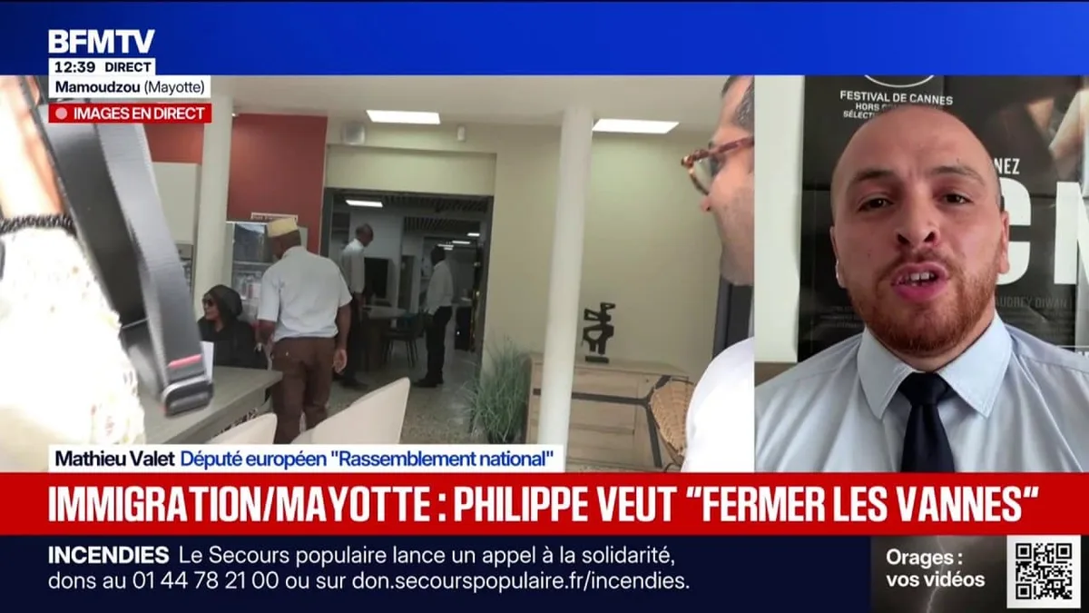 Édouard Philippe à Mayotte: "Une vulgaire copie qui n'a pas tenu les promesses auparavant", pour Mathieu Valet, député européen RN