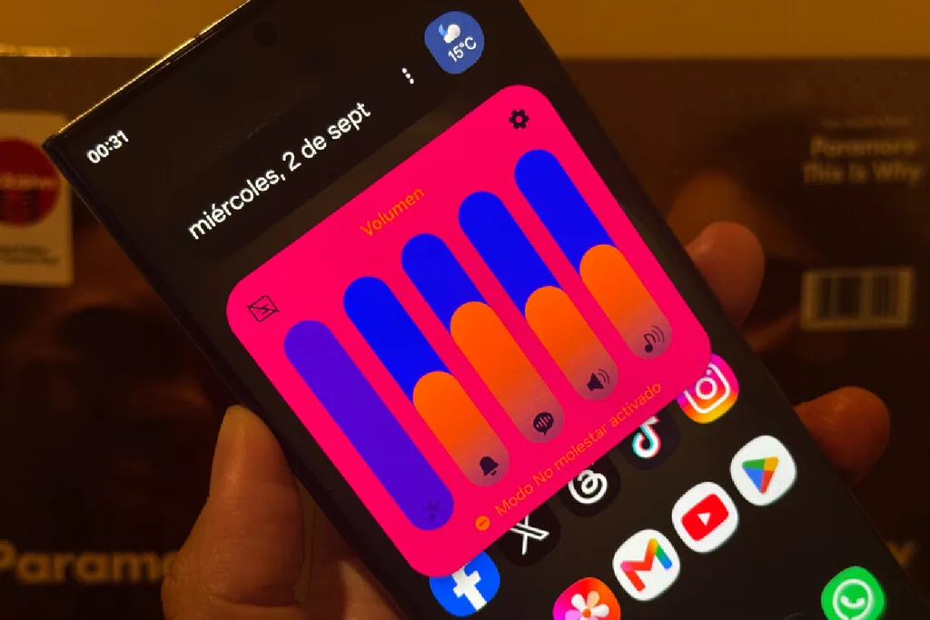 El panel de volumen de tu Samsung Galaxy puede verse completamente diferente y así puedes conseguirlo