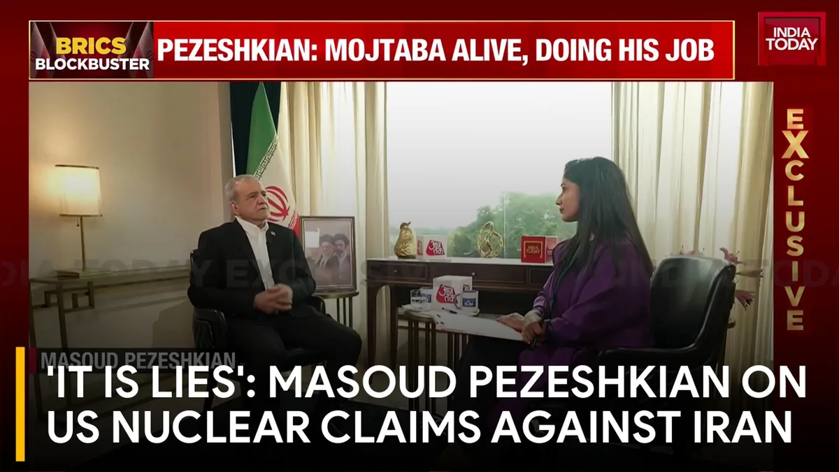 'Lies': Pezeshkian Rejects Trump's Iran Nuclear Weapon Claims, Highlights Israel's Nuclear Ambitions