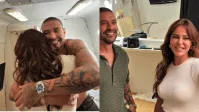 Diogo Nogueira mostra bastidores de gravação com Paolla Oliveira