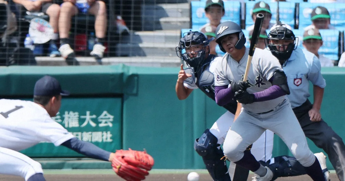 花巻東が3年ぶりに3回戦進出 岡山学芸館を破る 夏の甲子園