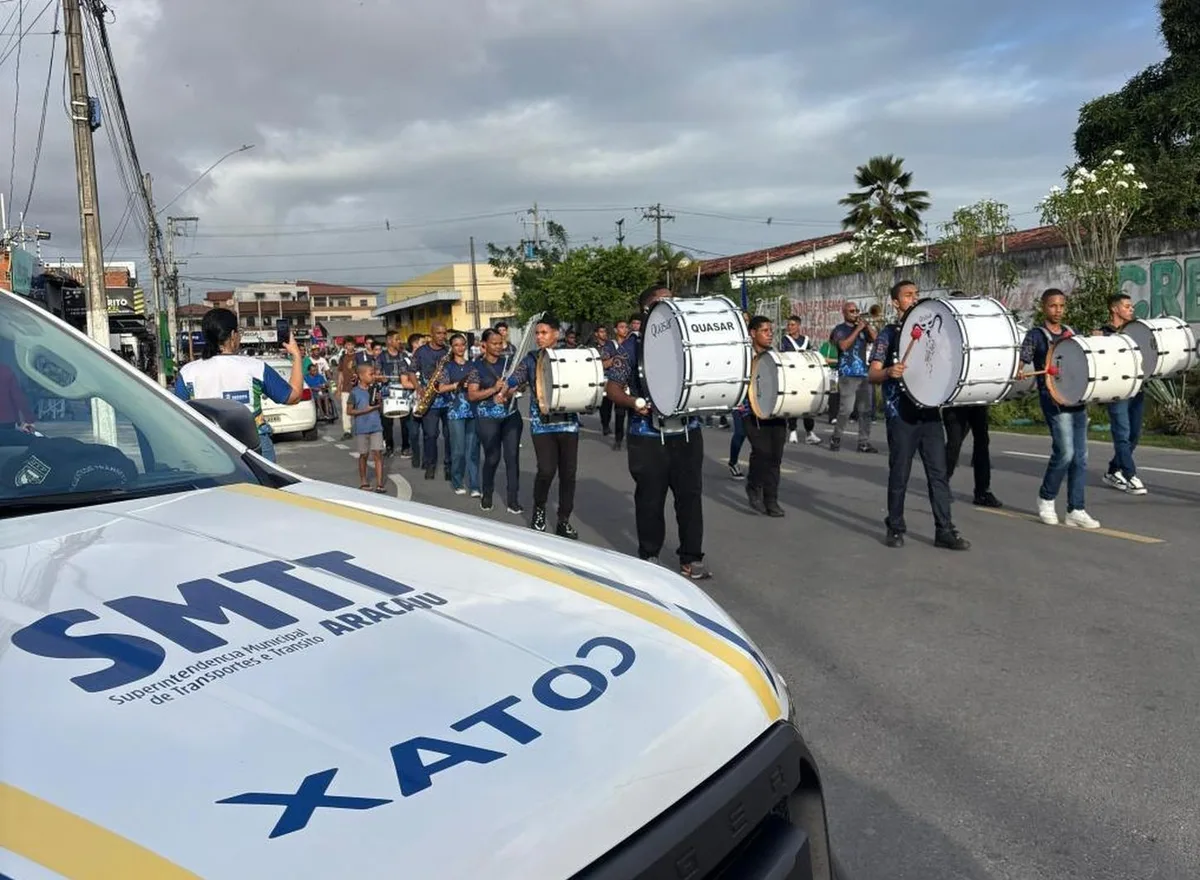 Veja quais bairros de Aracaju sofrem alterações no trânsito para ensaios do Desfile de 7 de setembro