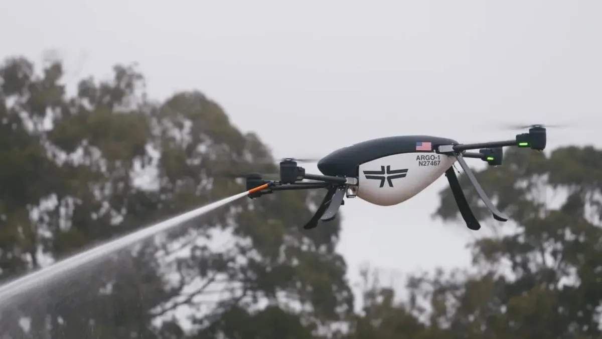 Drones autónomos con IA: la nueva apuesta para combatir incendios forestales en sus primeros minutos