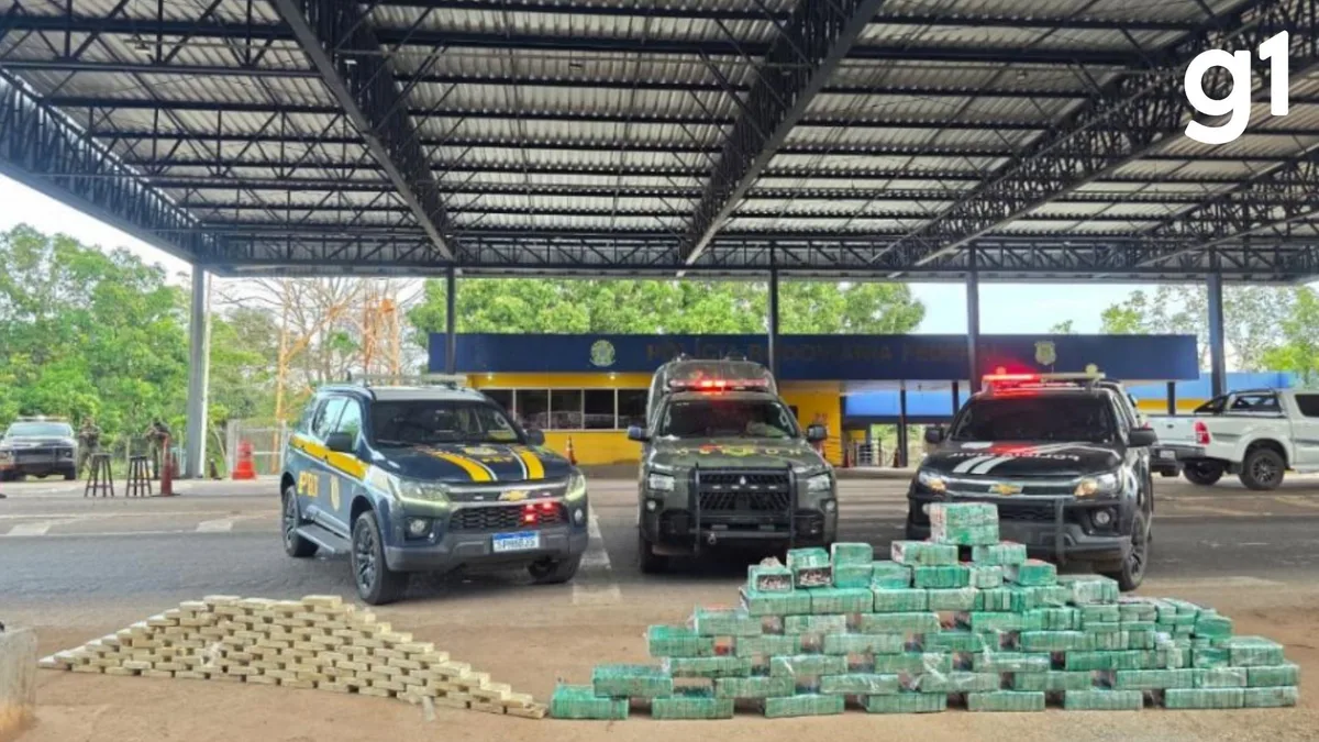 Três pessoas são presas com caminhão carregado com mais de 500 tabletes de cocaína em MT