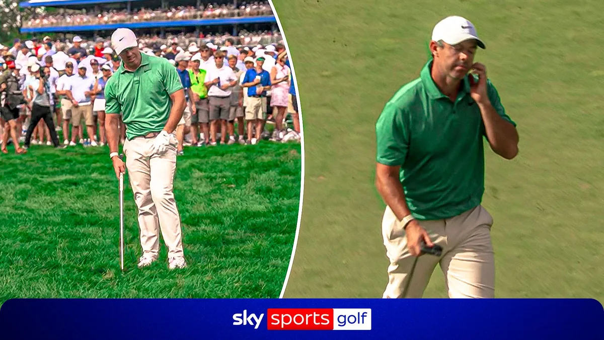 Bunker to bunker! Rory's 'terrible mistake' on 17th ends BMW Championship charge!