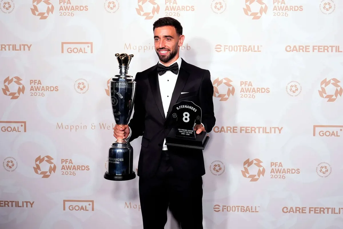 Bruno Fernandes crowned PFA Player of the Year to seal stunning awards hat-trick