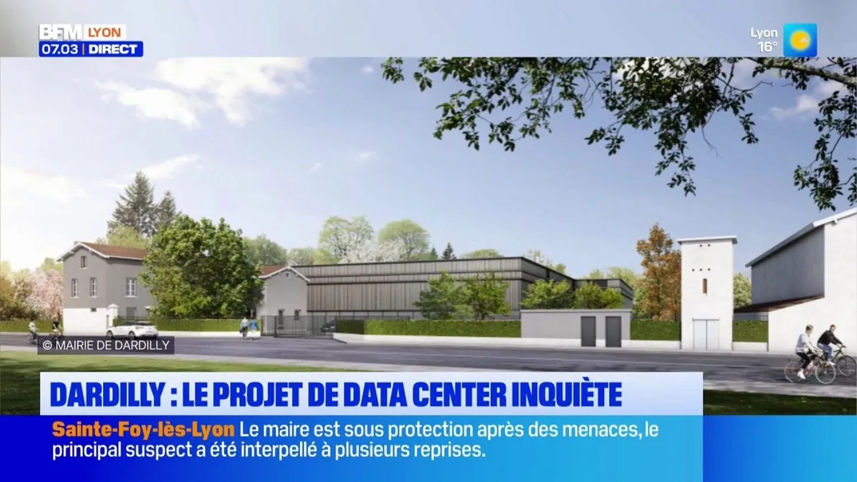 Un projet qui inquiète les habitants de Dardilly, l'installation d'un data center dédié à l'IA