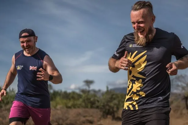 Brit and Ukrainian veteran 'brothers' take on World Mental Health Day challenge for Prince Harry's charity