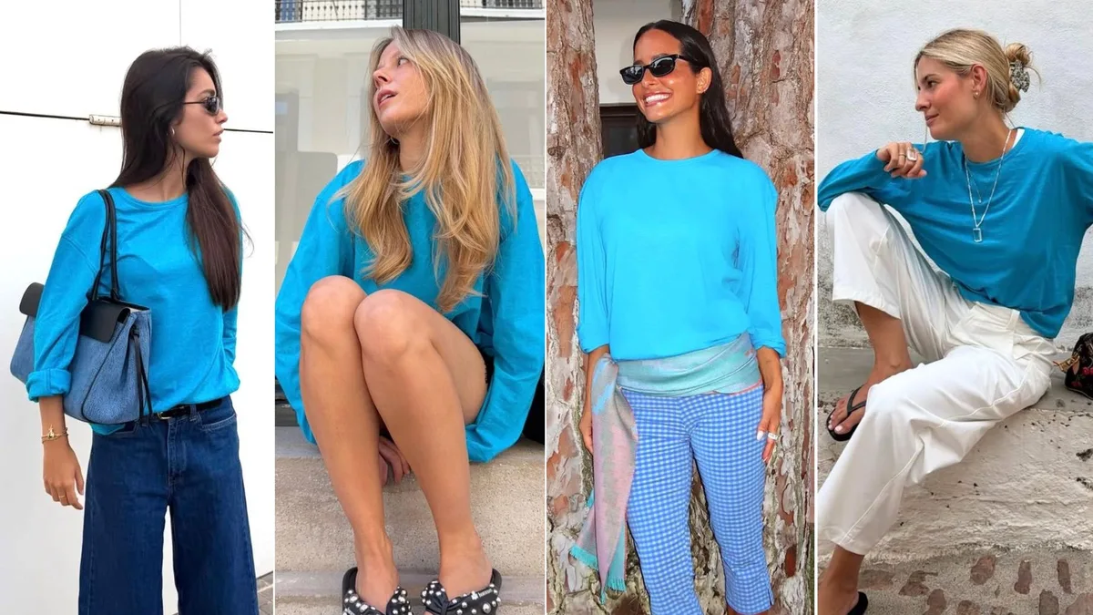 El jersey azul que no paras de ver en redes y llevan las chicas más estilosas tiene una versión asequible que merece la pena fichar