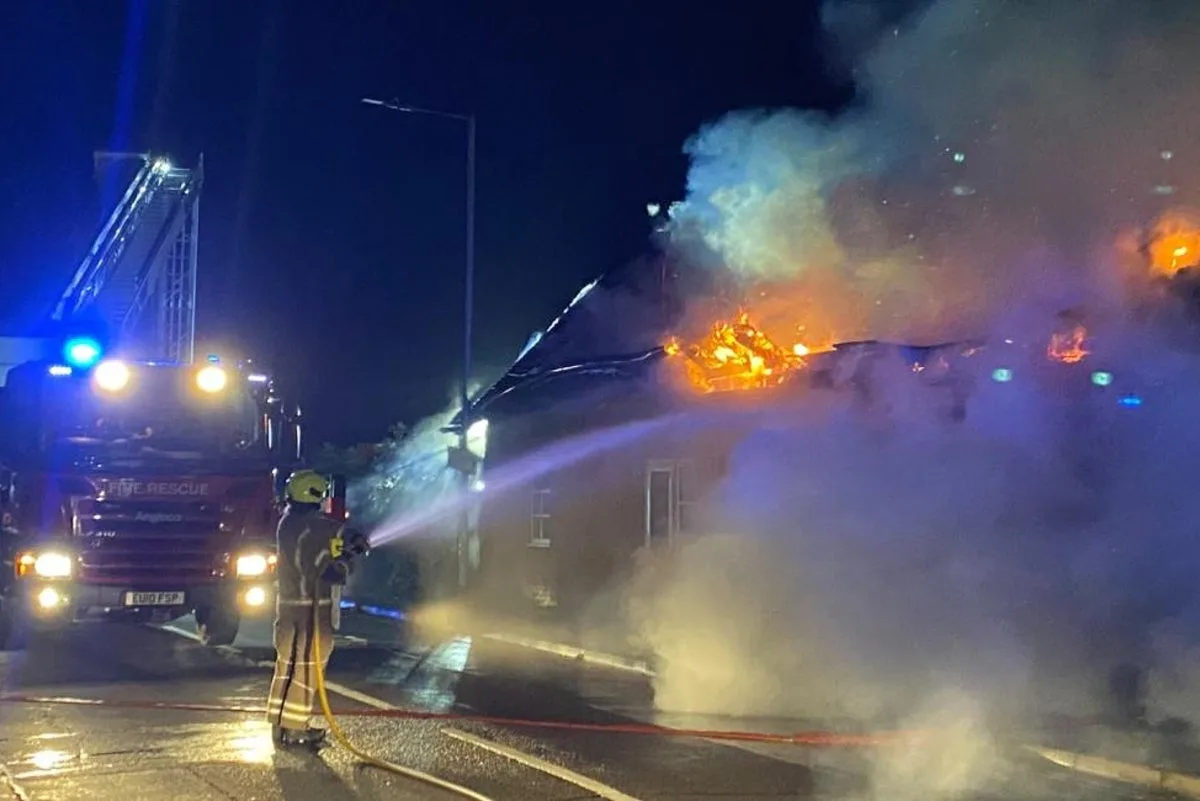Huge fire breaks out at Harvester restaurant in Colchester