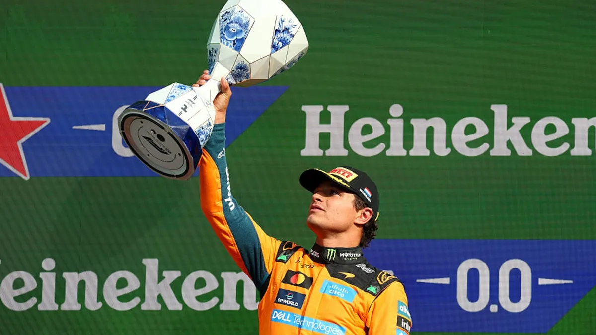 Lando Norris Wins F1's Dutch Grand Prix After Battle With Kimi Antonelli