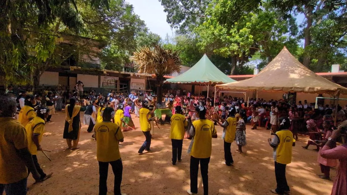 Palm Festival begins at Isai Ambalam school in Auroville