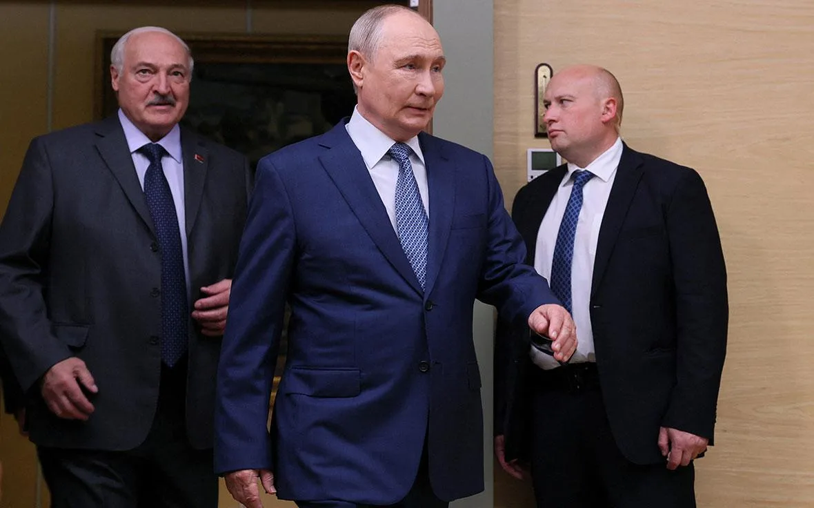 Путин провел переговоры с Лукашенко в Ново-Огарево. Видео