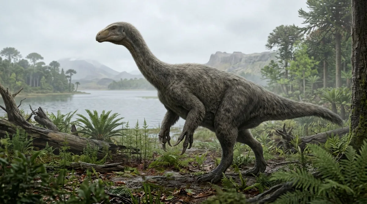 Um dinossauro quase completo saiu das rochas chinesas com braços enormes e nova espécie virou o maior terizinossauro conhecido de uma fauna famosa