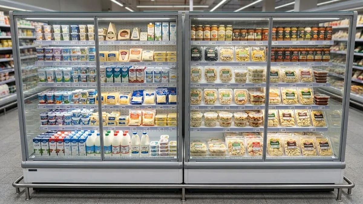 Por qué los lácteos y las pastas nunca están en la misma heladera de los supermercados