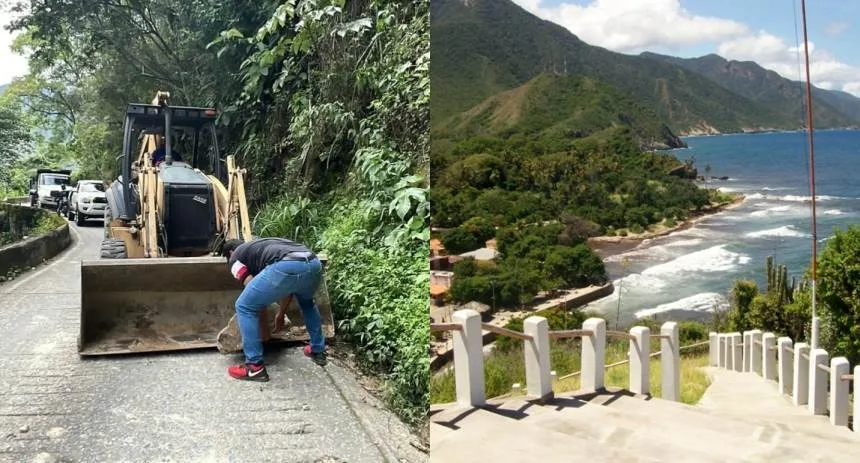 ¿Planeas viajar a Choroní? Lo que debes saber de la carretera tras deslizamiento de tierra
