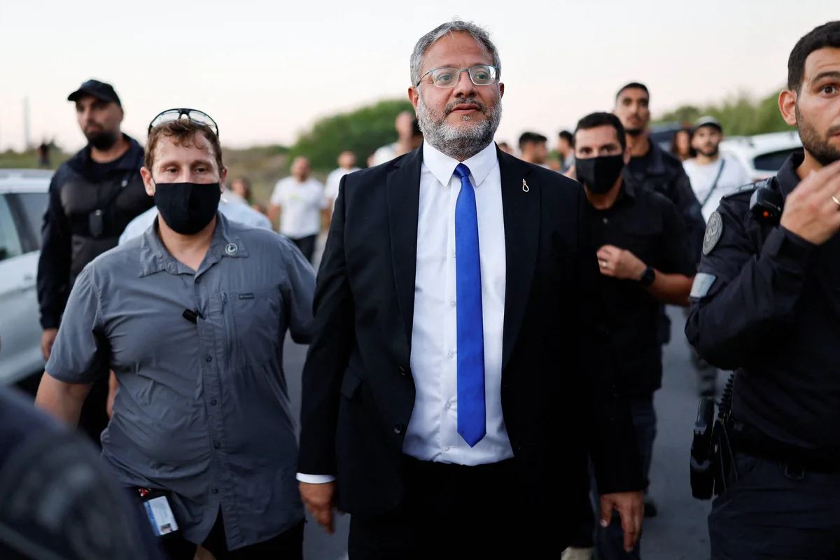 Ministro extremista de Israel fala em matar 'de 30 a 40' por noite na Faixa de Gaza