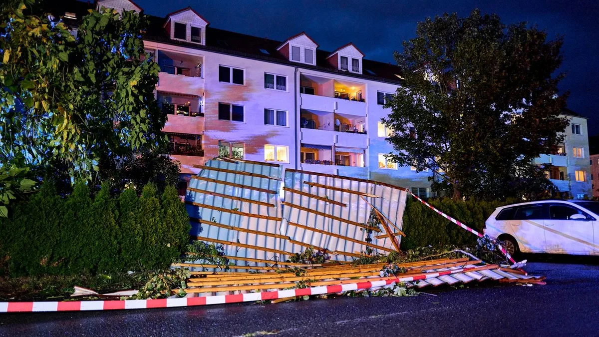 Bäume umgestürzt: DWD bestätigt Tornado in Fürstenwalde in Brandenburg