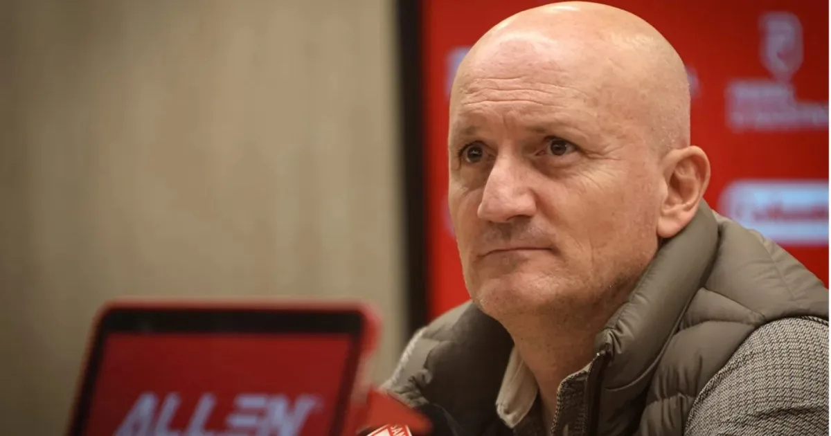 La advertencia del DT de Independiente Santa Fe a River antes del cruce por Copa Sudamericana