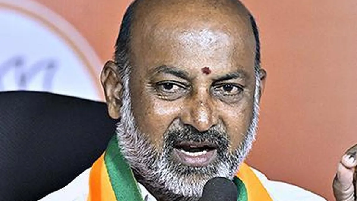 Bandi Sanjay alleges large-scale land encroachments under BRS rule