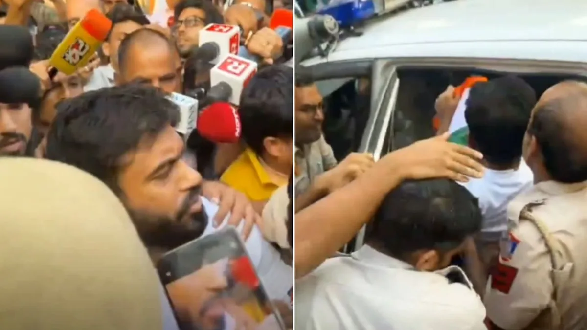 Abhijeet Dipke Detained Before March, Neha Bora Picked Up Near Jantar Mantar