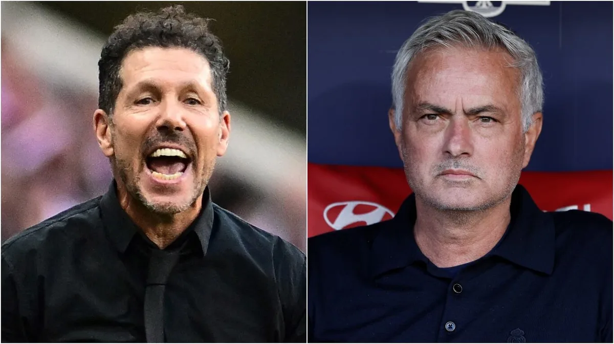 Mourinho apuntó contra el arbitraje tras el clásico de Madrid y Simeone salió al cruce: “Hay que tener respeto”