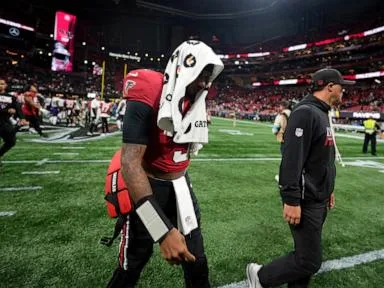 Falcons' Michael Penix Jr. sustains rib injury in 4th quarter in OT loss to Ravens
