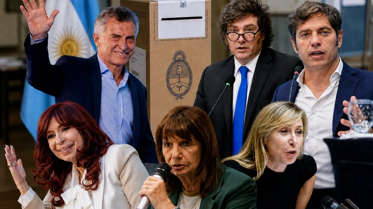Midieron a los principales dirigentes: Milei supera por poco a Kicillof, pero dos figuras de la oposición lideran el ranking