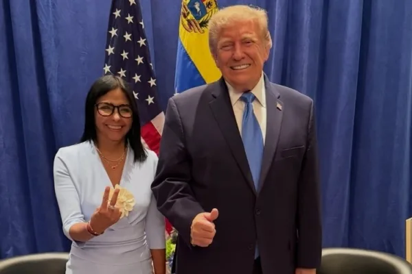 ¿Qué temas trataron Delcy Rodríguez y Donald Trump en su reunión a puerta cerrada en Nueva York?