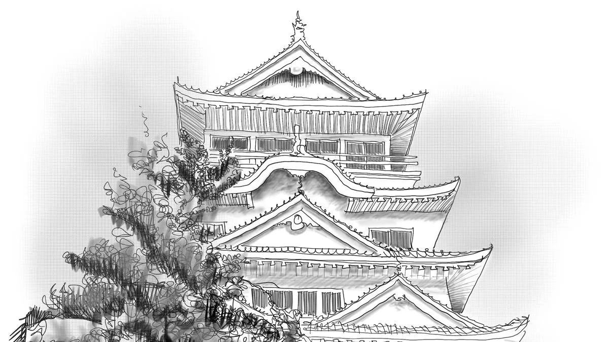 Sketching Japan, an exhibition by B Ganesh Babu, underway at Bengaluru’s IIWC