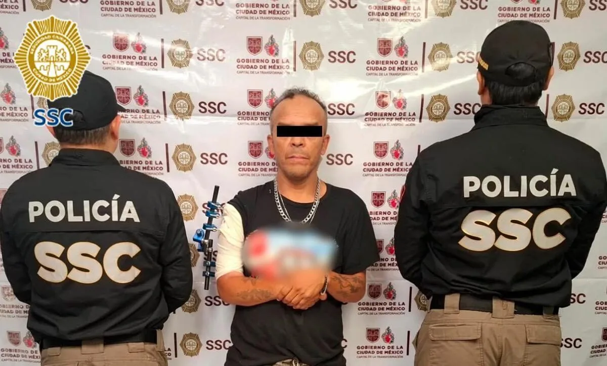 Detienen a ‘El Jalisco’, presunto integrante de ‘Los Bobby’, grupo criminal que opera en Gustavo A. Madero