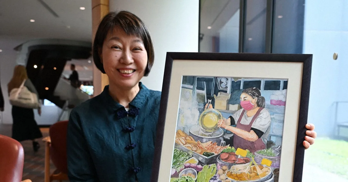 私のライフシフト:吉野家でトクホ開発、57歳で画家に「趣味で終わらせない」